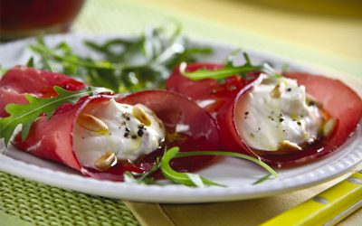 Bresaola and Goats Cheese Involtini
