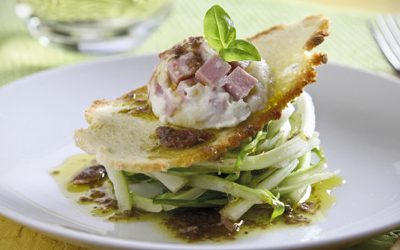 Mortadella Tartar with Chicory