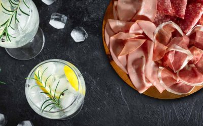 Gin&Tonic with charcuterie