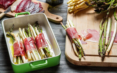 Asparagus and cold cuts
