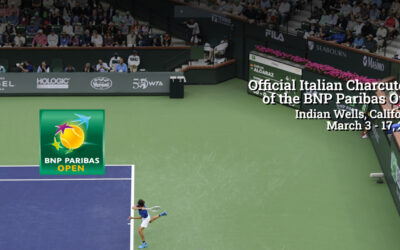 For the second year in a row we kick off 2024 as Official Italian Charcuterie Sponsor of the BNP Paribas Open