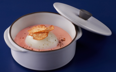 Mortadella and Fried Eggs with Black Truffle